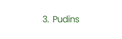 3 Pudins