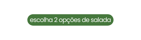 escolha 2 opções de salada